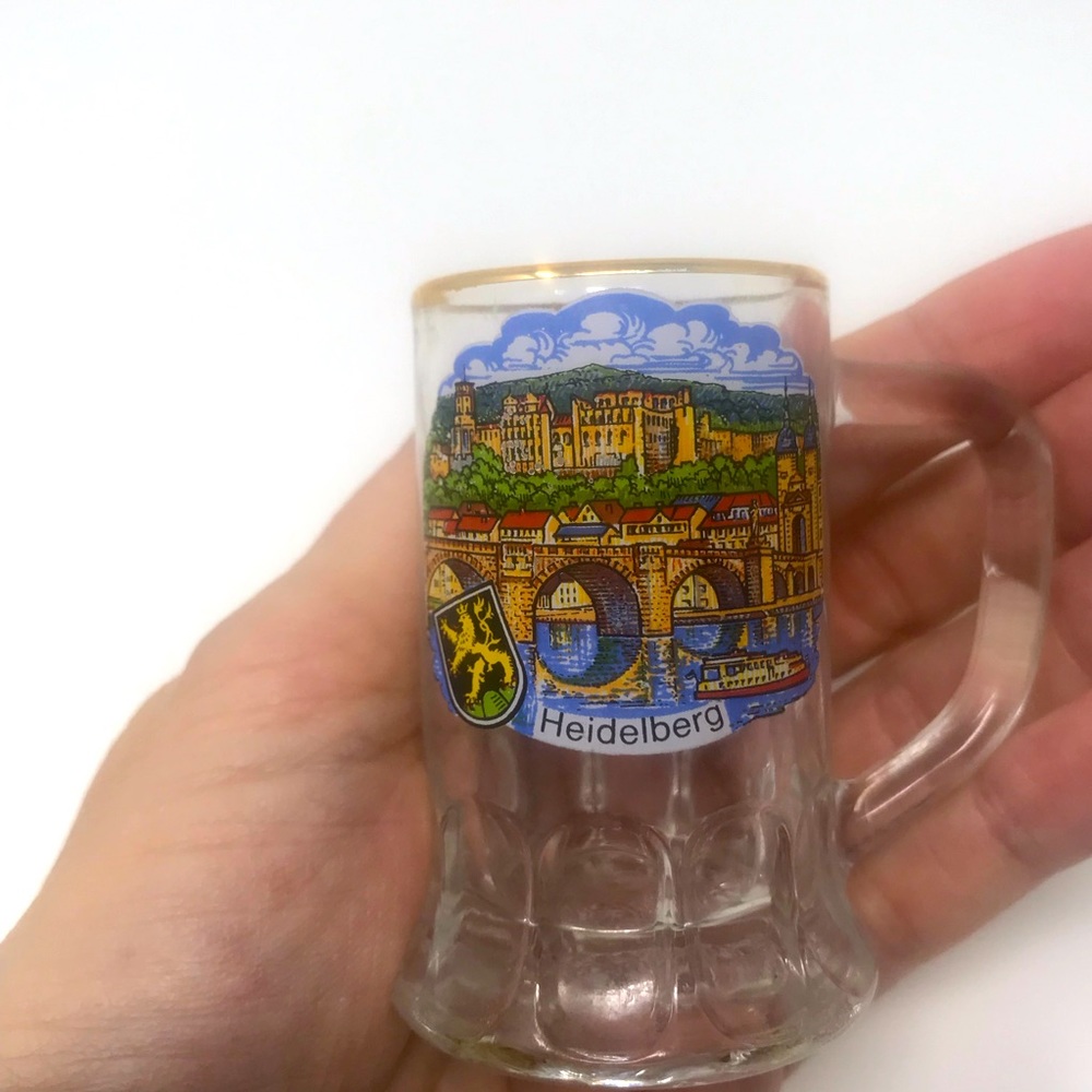 Blocking Shot Glass Heidelberg Germany🌻
